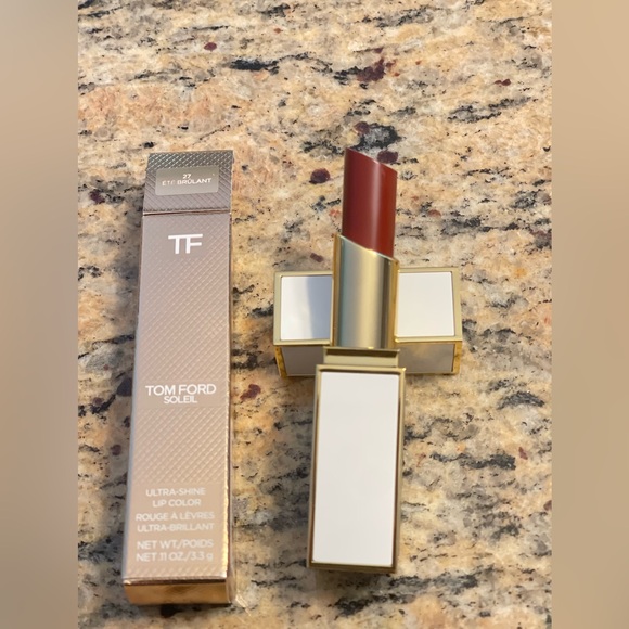 Tom Ford Soleil Ultra-Shine Lip Color - Été Brûlant - medium dark burgundy - Picture 1 of 4